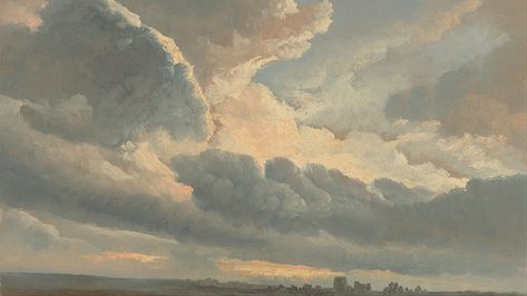 Public Domain Artwork: Frame TV – A Home Is Announced Cloud Study, Cloud Artwork, Farmhouse Prints, Century Painting, Wall Decorating, Countryside Landscape, Cloud Print, Rain Cloud, Nursery Paintings