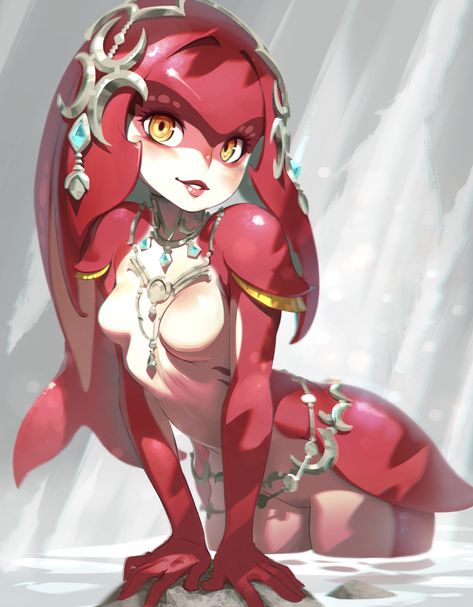 Mipha Fanart, Breath Of The Wild Fanart, Monster Girl Quest, Princesa Zelda, Nintendo Fan Art, Zelda Breath Of The Wild, Zelda Art, Legend Of Zelda Breath, Zelda Breath