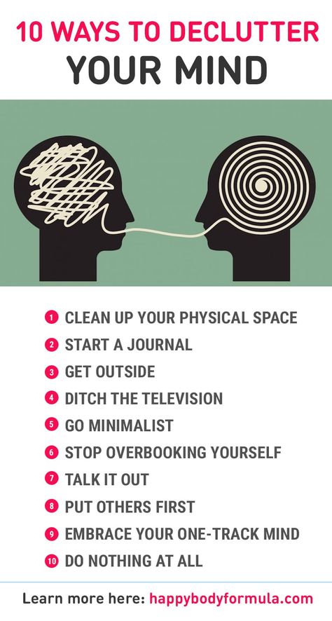 10 Ways To Declutter Your Mind - Do you ever feel overwhelmed, stressed and unable to focus or make decisions. Chances are your mind is too cluttered. Here are 10 simple ways to clear up your mind and find your inner zen. Meditation Zone, Declutter Your Mind, Mindful Living, Mindfulness Meditation, Healthy Mind, Self Development, The Words, Self Help, Self Improvement