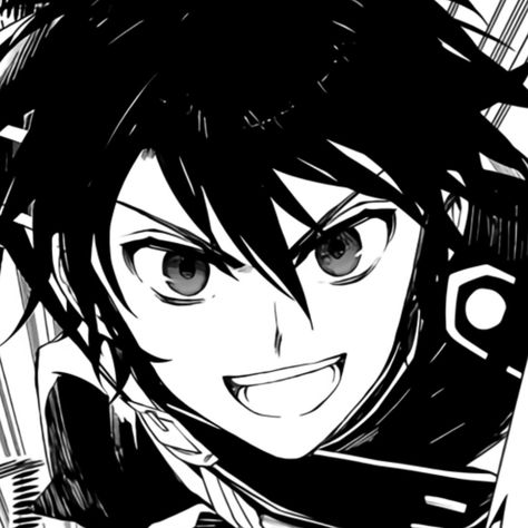 Owari No Seraph Yuu Manga, Yuuichiro Hyakuya, Owari No Seraph Manga, How To Draw Anime Hair, Anime Body Drawing, Seraph Of The End, Owari No Seraph, Manga Icon, Anime Eye Drawing