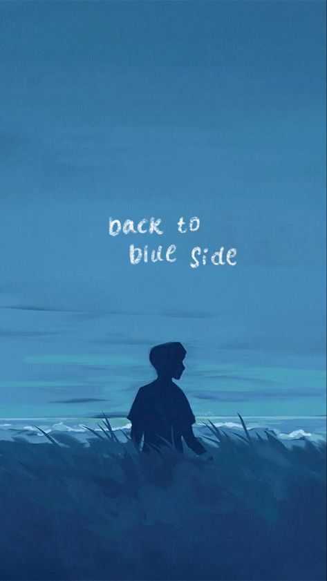 Blueside Jhope Lyrics, Blue Side Wallpaper Jhope, Blue Bts Wallpaper, Jhope Lyrics, Bts Blue Wallpaper, Blue Side Jhope, Vintage Wallpaper Lockscreen, Jhope Wallpaper Lockscreen, Bts Blue Aesthetic