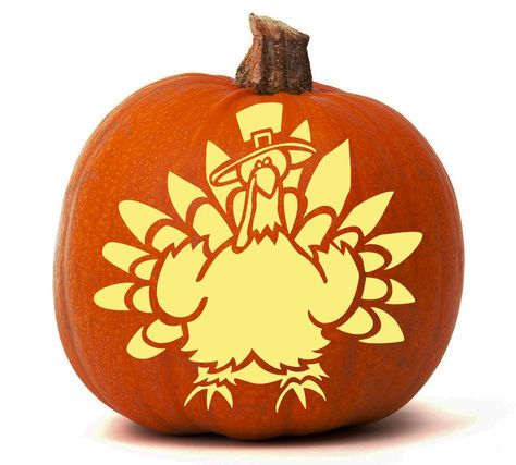 Turkey-Pilgrim-Hat-Pumpkin Turkey Pumpkin Carving, Thanksgiving Pumpkin Carving, Carving Turkey, Decorations For Thanksgiving, Thanksgiving Decorating Ideas, Thanksgiving Decorating, Turkey Pumpkin, Leftover Pumpkin, Pilgrim Hat