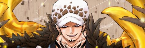 Law Header One Piece, Law Discord Banner, Law Banner One Piece, Trafalgar Law Banner, Trafalgar Law Header, Vk Banner, Law Header, One Piece Header, Trafalgar D Law