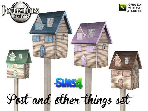 Sims 4 Miscellaneous, Sims 4 Tsr, Sims 4 Collections, Post Box, Sims 4 Build, Sims 4 Houses, Sims Mods, Sims 4 Cc, The Sims Resource