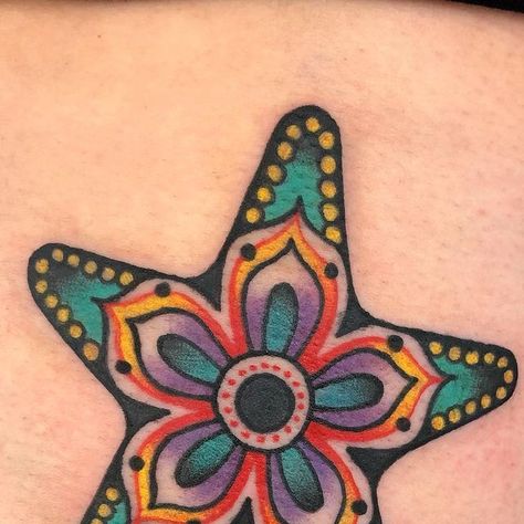 Shannon Pagliarini on Instagram: "Starfish!" Starfish Tattoo Small, Starfish Tattoo, Leg Tattoo, Ink Blot, Neo Traditional, American Traditional, Tattoo Inspo, Leg Tattoos, Cute Tattoos