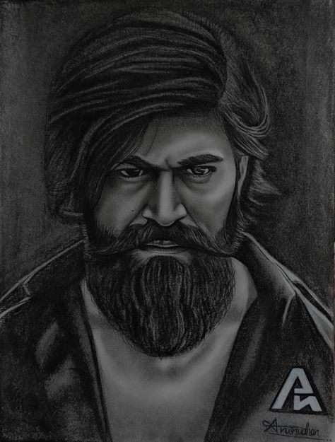 Real Sketches Pencil, Kgf Sketch, Rocking Star Yash, Virat Kohli Portrait Photography, Kgf 2, Pencil Sketch Portrait, Sketch Images, Pencil Drawing Images, Portraits Drawing