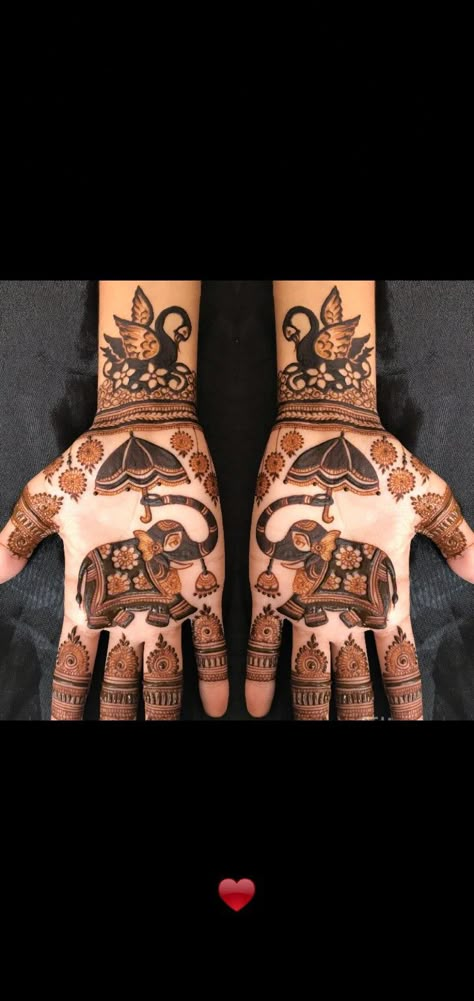 Elephant Design In Mahendi, Elephant Mehendi Design Bridal, Full Hand Mehndi Designs Bridal, Checks Mehendi, Figure Mehndi Designs, Elephant Mehendi Design, Mehndi Designs Wedding, Portrait Mehndi, Mehendi Aesthetic