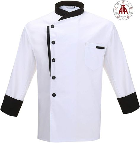 Chef Jacket Design Men, Chef Jackets Design, Cook Clothes, Chef Coats, Chef Jackets, Chef Shirts, Hotel Uniform, Chef Pants, Chef Wear