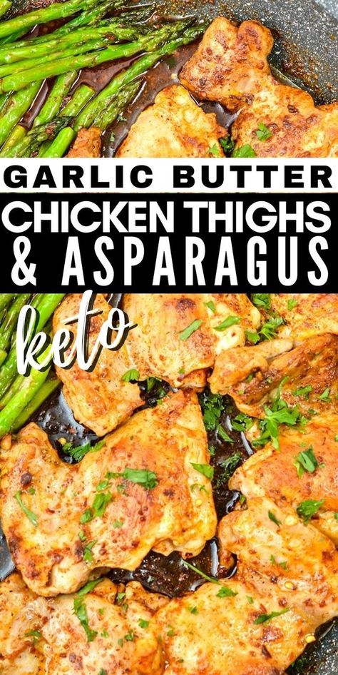 Keto Garlic Butter Chicken, Garlic Butter Chicken Thighs, Keto Chicken Thigh Recipes, Low Carb Soup Recipes, Chicken Thighs Recipe, Thighs Recipe, Low Carb Low Fat Recipes, Boiled Egg Diet Plan, Boiled Egg Diet