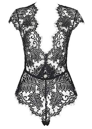 AvaLolita Floral Lace Bodysuit Lingerie Amazon, Affordable Lingerie, Bra Inserts, Best Lingerie, Lingerie Outfits, Lace Babydoll, Glamour Fashion, Black Lingerie, Lace Bodysuit