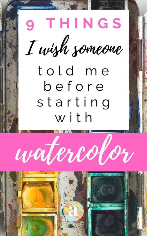 9 Watercolor Painting Tips for Beginners | Watercolor art lessons, Watercolor tips, Diy watercolor Watercolor Painting Tips, Painting Tips For Beginners, Learn Watercolor Painting, Frida Art, Watercolor Beginner, Art Tutorials Watercolor, Watercolor Flowers Tutorial, Learn Watercolor, Watercolor Tips