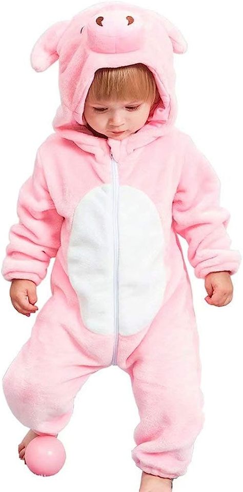 Amazon.com: Baby Lion Costumes Unisex Toddler Onesie Halloween Dress Up Romper 2-6 Months : Clothing, Shoes & Jewelry Toddler Pig Costume, Baby Animal Costumes, Peppa Pig Baby, Toddler Boy Halloween Costumes, Pig Costumes, Halloween Onesie, Holloween Costume, Dinosaur Costume, Animal Costumes