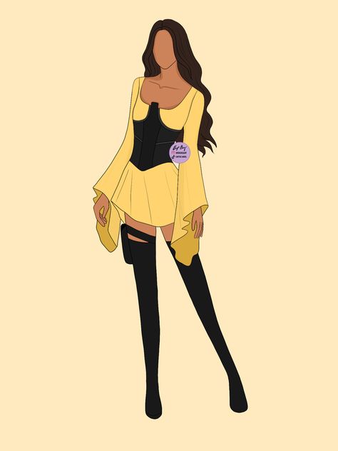 Yellow Superhero Suit Female, Yellow Superhero Suit, Boruto Outfits, Wandas Powers, Marvel Suits, Battle Clothes, Superhero Outfits Design, Mcu Shifting, Superhero Outfits