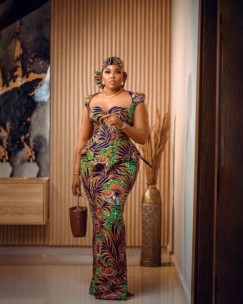 #TGIF: ANKARA STYLE INSPO #62 African Mermaid, Ankara Dress Designs, Trendy Ankara Styles, Ankara Dress Styles, African Print Dress Ankara, Best African Dresses, African Wear Dresses, African Print Dress Designs, African Wedding Dress