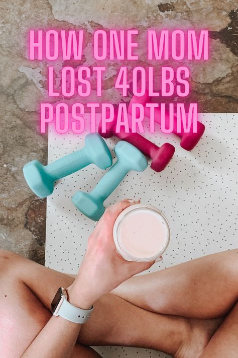 An inspiring guide to postpartum weight loss that worked for this momma! Post Partum Diet Losing Weight After Baby, Working Out Postpartum, Postpartum Progress Pics, Postpartum Fitness Plan, Postpartum Nutrition Plan, Postpartum Weight Training, Postpartum Belly Loss, Loose Weight Post Partum, Post Partum Weight Los