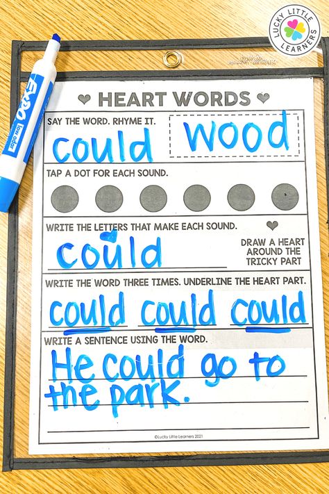 Combining spelling and the science of reading means no more painful drills to learn high frequency words! Instead, we ask students to lean on their phonics knowledge to sound out the fully decodable sight words or the decodable portions of irregularly spelled words. If you want to learn more about integrating your high-frequency word lists into your phonics instruction or heart words, this post has spelling practice activities and a sample lesson that fits in with the principles of SoR. 95 Phonics Core Program, Science Of Reading Classroom, Spelling Practice Activities, Saxon Phonics, The Science Of Reading, Spelling Practice, Phonics Instruction, Red Words, Science Of Reading