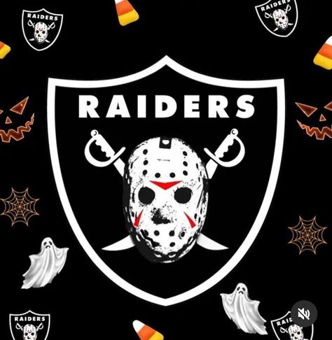 Raiders Wallpaper, Background Halloween, Raider Nation, Oakland Raiders, Wallpapers, Collage, Halloween, Sports, Pins