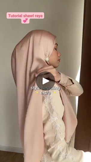 Satin Hijab Tutorial, Satin Hijab, Fashion Tutorial, Hijab Tutorial, Hijab Fashion, Shawl, Satin, Beauty