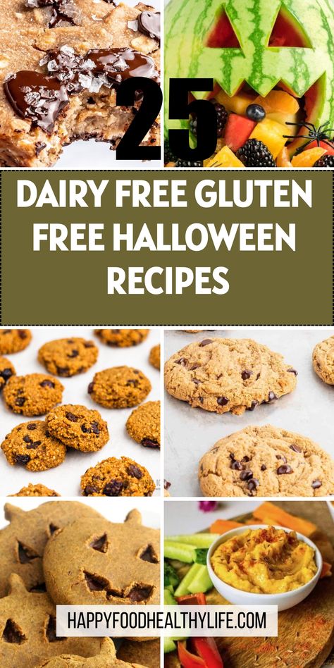 Dive into the spooky spirit of Halloween with these delightful vegan and gluten free recipes! Whether you're hosting a party or just celebrating at home, these allergy-friendly treats are perfect for everyone to enjoy. From savory snacks to sweet desserts, there's something for everyone in this collection. Gluten Free Halloween | Gluten Free Halloween Treats | Vegan Halloween Food | Vegan Halloween Recipes | Gluten Free Spooky Snacks | Halloween Food Gluten Free | gluten free halloween recipes | Gf Halloween Food, Gf Df Halloween Treats, Aip Halloween Recipes, Vegan Gluten Free Halloween Treats, Gluten And Dairy Free Halloween Recipes, Gluten Free Halloween Food For Party, Halloween Appetizers Gluten Free, Gluten Free Dairy Free Halloween Recipes, Gluten Free Halloween Treats Easy