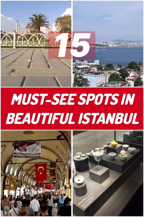 Join me on a journey through Istanbul, where history meets modernity! From stunning architectural wonders to vibrant bazaars, I’ve explored 15 must-see spots that capture the essence of this enchanting city. Discover the beauty of the Bosphorus, the charm of local markets, and the cultural richness that makes Istanbul a traveler's paradise. Istanbul Must See, Places In Istanbul, Dolmabahçe Palace, Blue Mosque, Prayer Times, Hagia Sophia, Grand Bazaar, Amazing Destinations, Join Me