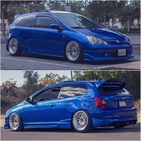 Ep3 civic                                                                                                                                                                                 More Honda Civic Ep3, Honda Civic Si Hatchback, Honda Hatchback, Vw R32, Honda Type R, Car Stripes, Stanced Cars, Jdm Honda, Best Sport