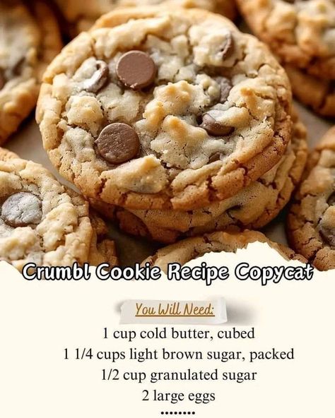 Ina Garten Cooking | Crumbl Cookie Recipe Copycat | Facebook Crumbl Chocolate Chip Cookies, Crumbl Cookie Recipe, Thomas Keller Recipes, Martha Stewart Recipes, Easy Recipes For Beginners, Jamie Oliver Recipes, Protein Shake Recipes, Grandmas Recipes, Baking And Pastry