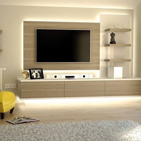 35 Unique Wall Unit Design Ideas For The Perfection Your Home - Engineering Discoveries टीवी यूनिट, Tv Kastenwanden, Tv Center, Modern Tv Room, Office Cabin, Bedroom Tv Wall, Wall Unit Designs, Tv Unit Decor, Tv Unit Furniture Design