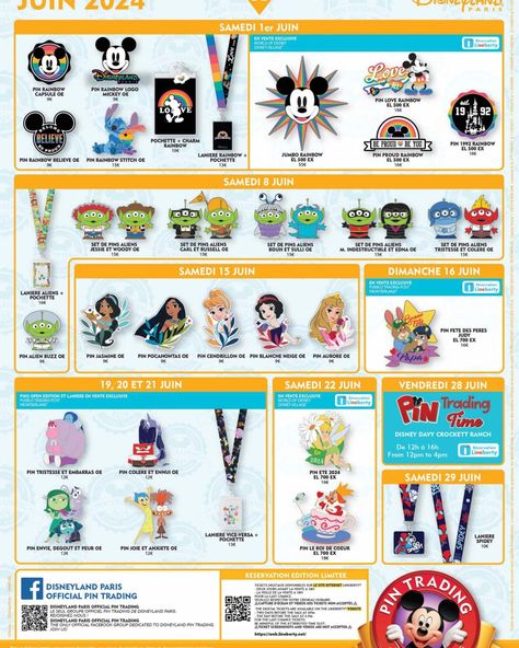 The new Disneyland Paris pin release schedule for June 2024 is available now. https://disneymouseketeer.com/disneyland-paris-june-2024-pin-release-schedule/ #disney #disneyland #disneyworld #disneygram #disneylife #disneyprincess #waltdisneyworld #disneypins #mickeymouse #marvel #starwars #pixarpins #disneyparks #frozen #disneyfan #disneylove #disneyplus #waltdisney #wdw #instadisney #disneylandparis #disneymagic #pixar #disneychannel #disneypintrading #disneyaddict #toystory #disneyinsta #... Disney Trading Pins, Disney Addict, Disney Life, June 2024, Disney Plus, Disneyland Paris, Disney Pins, Disney Love, Disney Channel