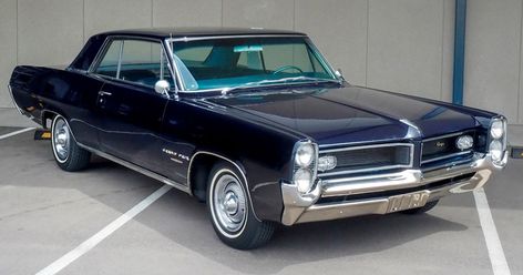 1964 Pontiac Grand Prix - 42,000 Original Miles - Air Conditioning Good Looking Cars, Pontiac Cars, American Classic Cars, Pontiac Grand Prix, Classy Cars, Blue Vinyl, Pontiac Gto, Bucket Seats, Classic Cars Trucks