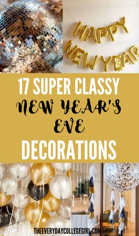 New Year's Eve Party Decorations Rustic New Years Eve Party, New Year’s Eve Flower Arrangements, New Years Eve House Party, New Years Eve Birthday Party, New Year's Eve Decorations, New Year's Eve Party Themes, Nye Party Decorations, New Years Eve Party Ideas Decorations, Nye Decorations