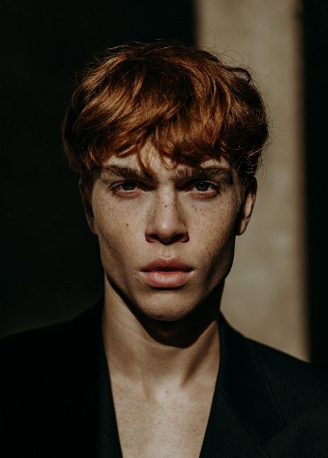 Get Sharp Jawline, Get A Sharp Jawline, Jawline Tips, Sharp Jawline, Brown Hair Male, Red Head Boy, Ginger Hair Men, Red Hair Model, Red Hair Boy