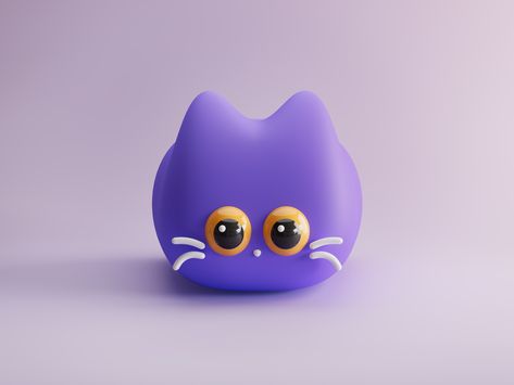 Cute Planet #009 – 😸 3D Cat by Tran Mau Tri Tam ✪ Cat Bakery, Cat 3d, Cat Illustration, 3d Illustration, Cat Design, Cute Things, Creative Professional, Global Community, Planets