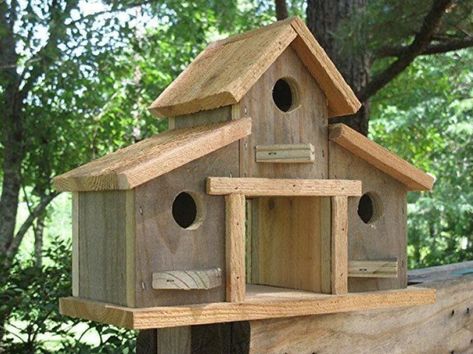 Barn Birdhouse, Barn Birdhouses, Homemade Bird Houses, Bird Houses Ideas Diy, Beautiful Birdhouses, Birdhouses Rustic, Handmade Birdhouses, Wood Birdhouses, Bird House Feeder