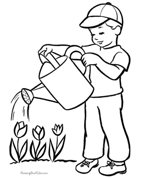 Tree Drawing For Kids, Summer Coloring Sheets, Summer Coloring Pages, Tree Coloring Page, Human Drawing, Plant Drawing, Clipart Black And White, Flower Coloring Pages, Tree Drawing