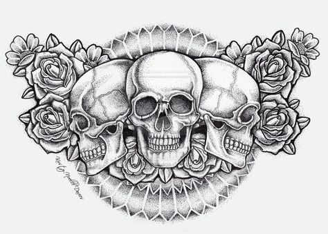 Skull Chest Tattoos For Women, Chest Tattoo Background Ideas, Neck Tattoo Stencils For Women, Skull Tattoo Chest, Throat Tattoo For Guys, Skull Neck Tattoo, Skull Chest Tattoo, Skulls With Roses, Rose Chest Tattoo