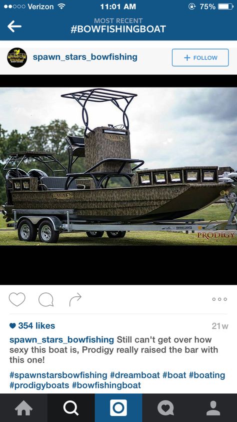 Bowfishing Boat, Swamp Boat, Jon Boat Project, Jon Boat Modifications, Duck Hunting Boat, Boat Modifications, John Boats, Bow Fishing, Lake Boats