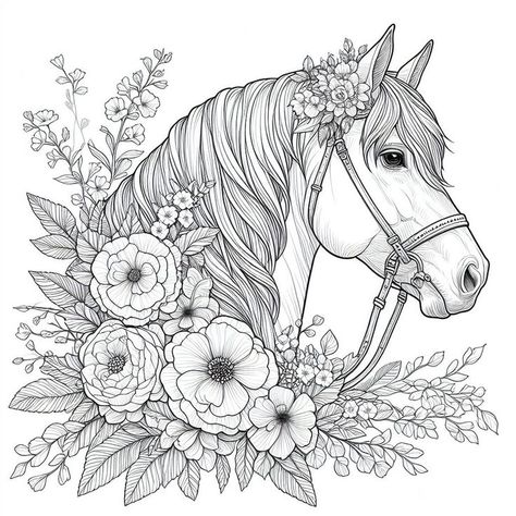 free coloring pages for kids - free printable - cartoon coloring pages - free download Horse Coloring Books, Free Coloring Pages For Kids, Cartoon Coloring, Horse Coloring Pages, Graph Paper Art, Horse Tattoo, Wood Burning Art, Cartoon Coloring Pages, Horse Coloring