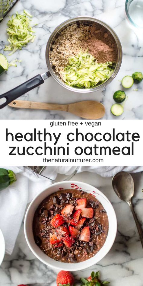 Starch Solution Recipes, Chocolate Protein Muffins, Zucchini Oatmeal, Breakfast Vegetables, Breakfast Vegan, Chocolate Zucchini, Healthy Chocolate, Oatmeal Recipes, Vegan Breakfast