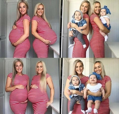 Friend Pregnancy Photos, Pregnant Best Friends, Getting Pregnant With Twins, Pregnancy Hormones, Pregnant Friends, Twin Pregnancy, C Section, Morning Sickness, Bff Goals