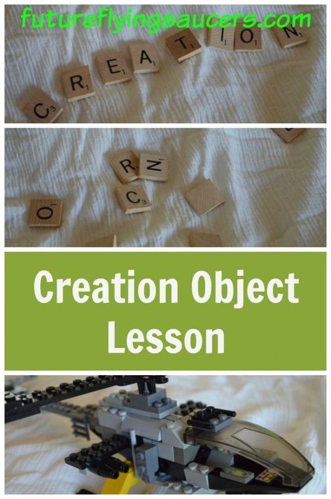 Christians should have a different worldview. This Creation Object Lesson will… Creation Bible Lessons, Creation Activities, Sunday School Object Lessons, Creation Bible, Sunday School Curriculum, Bible Object Lessons, Family Devotions, Kids Bible, Vbs Ideas