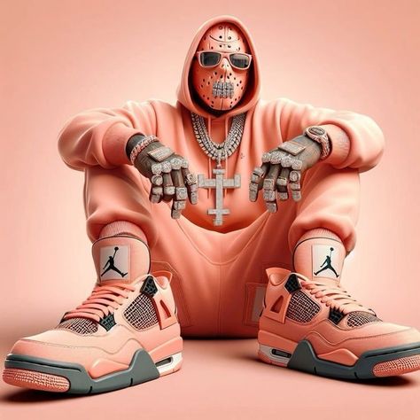 The coolest drip jason Wallpaper Naranja, Grillz Wallpaper, Gangsta Cartoon, Boondocks Drawings, Nike Wallpaper Iphone, Futuristic Shoes, Nike Art, Rapper Style, Neymar Football