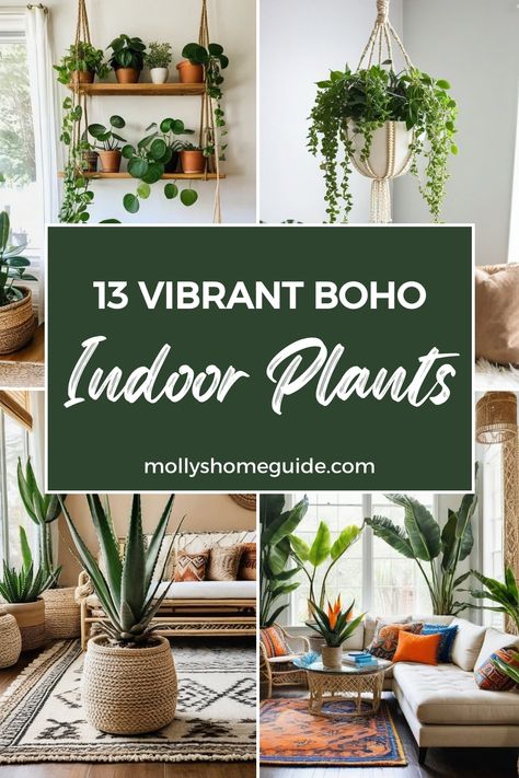 Discover the best boho indoor plants to elevate your space with natural elements. From vibrant ferns to sculptural snake plants, find Indoor plants that will breathe life into your home. Looking for inspiring Indoor plants styling inspiration? Infuse your space with cozy bohemian bedroom vibes by incorporating lush greenery and earthy textures. Enhance your Houseplants decor boho style with Rattan and macramé accents for a trendy and chic decor look. Boho Bedroom Plants Decor, Rooms With Plants Aesthetic, Indoor Plants Styling Inspiration, Plants Ideas Indoor, Cozy Bohemian Bedroom, Plants Styling, Bedroom Plants Decor, Houseplants Decor, Earthy Textures