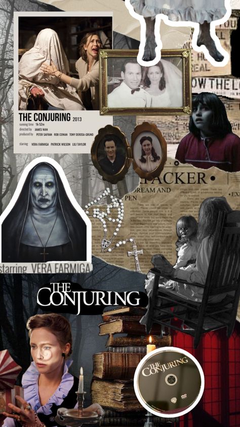 #theconjuring #horror #scary The Conjuring Wallpaper, Conjuring Wallpaper, Lili Taylor, Scary Photos, Lorraine Warren, Patrick Wilson, The Nun, Vera Farmiga, The Conjuring