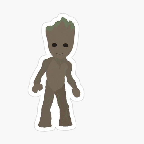 Marvel - Guardians of the Galaxy - Groot - Baby Groot Groot Clipart, Groot Silhouette, Groot Stickers Printable, Guardians Of The Galaxy Illustration, Groot Baby, Groot Kids Shirt, Tree Man, Baby Groot, Guardians Of The Galaxy