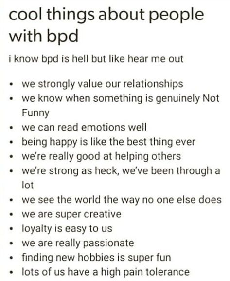 Boderline Personality Disorder, Bpd Disorder, Personality Disorder Quotes, Bpd Symptoms, Disorder Quotes, Mental Health Facts, Borderline Personality, Personality Disorder, Mental And Emotional Health