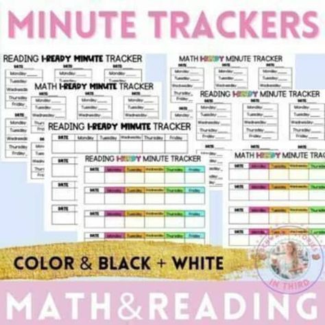 Track student progress in i-Ready Math and Reading with this data tracking and goal-setting sheet. Customize the sheet to fit your needs and use it to help students stay on track and reach their Data Tracking For Students, Iready Diagnostic, Iready Math, Goal Sheet, Goal Setting Sheet, Printable Habit Tracker, I Ready, Goals Sheet, Data Tracking