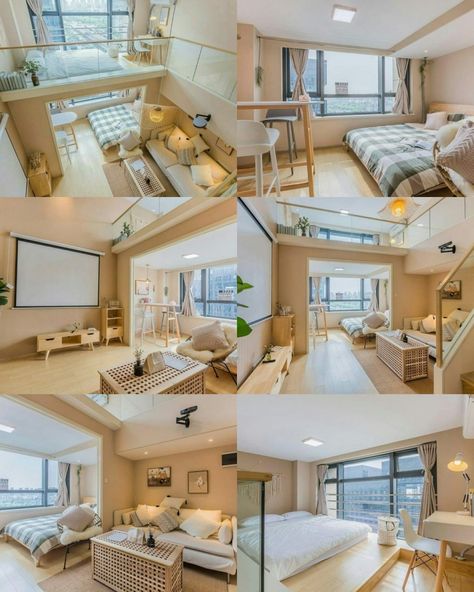 Korean Loft Apartment Floor Plan, Korean House Interior Modern South Korea, Korean Apartment Floor Plan, Small Korean Apartment, Korean Home Design, Korean Home Interior, Korean House Interior, Korean Apartment Interior, Anime Architecture