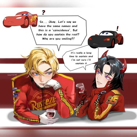 Lightning McQueen humans / 2023 Lightning Mcqueen Human Fanart, Lighting Mcqueen Human, Human Lightning Mcqueen, Lightning Mcqueen Human, Lightning Mcqueen Fanart, Lightning Cosplay, Ship Drawing, Pixar Cars, Lightning Mcqueen