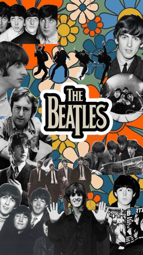 Beatles Collage, Beatles Wallpaper, Beatles Poster, Collage Wallpaper, Rock N Roll, The Beatles, Collage, Quotes