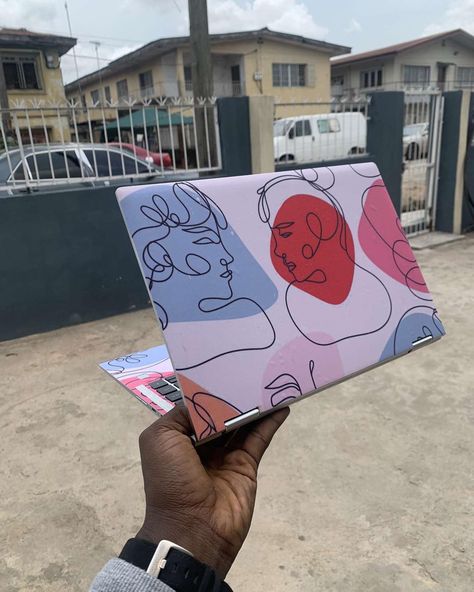 Face mural laptop skin Laptop skins help to protect your laptop from stains and scratches Be nice to your laptop SEND A DM TO PLACE AN ORDER #laptop #laptopskin #facemural Instagram Face, Skin Laptop, Place An Order, April 27, Shelf Design, Be Nice, Safe Place, Laptop Skin, Mural